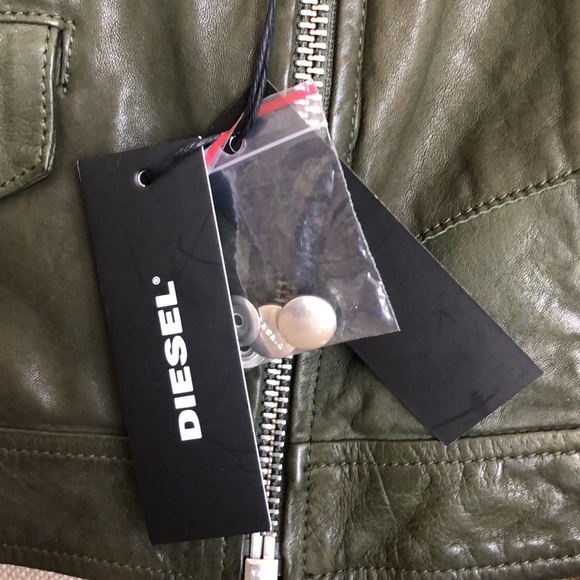 NWT Diesel Leather R-SERY Jacket - Picture 10 of 15